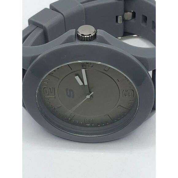 Skechers SR5011 Men's Grey Silicone Analog Grey Dial Quartz Genuine Watch OP39 - Picture 6 of 9
